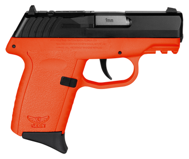 SCCY Industries CPX2CBORRDRG3 CPX-2 Gen3 RD 9mm Luger 10+1 3.10" Orange Polymer w/Picatinny Rail Serrated Black Nitride Stainless Steel Slide Orange Polymer Grip