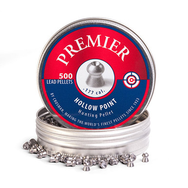 Crosman LHP77 Premier Hollow Point 177 Lead Hollow Point 500/Tin