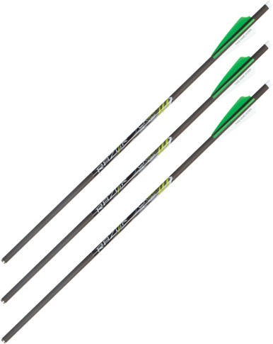 Allen 93120 CX600 Crossbow Bolts Black 20" Carbon Fiber 3 Pack