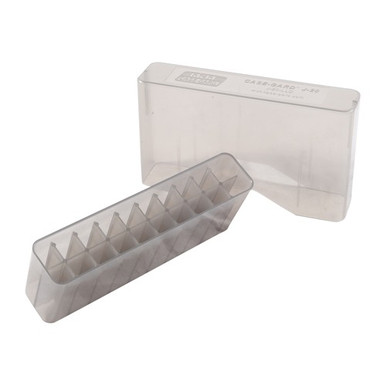 MTM Case-Gard J20LLD41 Slip-Top Ammo Box  338 Win Mag/7mm Clear Smoke Polypropylene 20rd