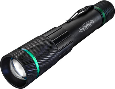 Police Security Flashlights Dover Rechargeable Flashlight 800 Lumens Black