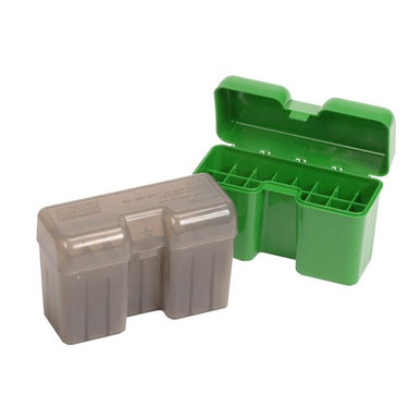 MTM Case-Gard RF22LM41 Ammo Box Flip-Top Multi Caliber Rifle Clear Smoke Polypropylene 22rd