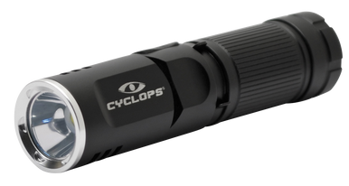 Cyclops CYCFLX400 FLX400 LED Flashlight  Black Anodized 160/400 Lumens White LED