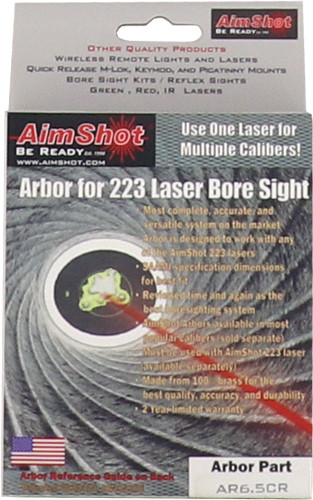 AimShot AR65CREED Arbor  6.5 Creedmoor Brass Works With AimShot/SpeedAim Bore Sights