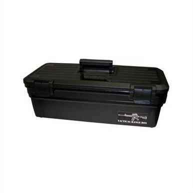 MTM Case-Gard TRB40 Tactical Range Box  Black Polymer