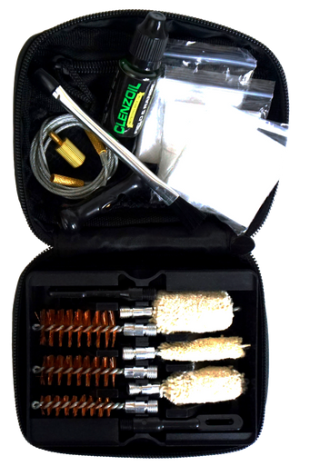 Clenzoil 2465 Field & Range Cleaning Kit Multi-Gauge Shotgun/12 Pieces Black