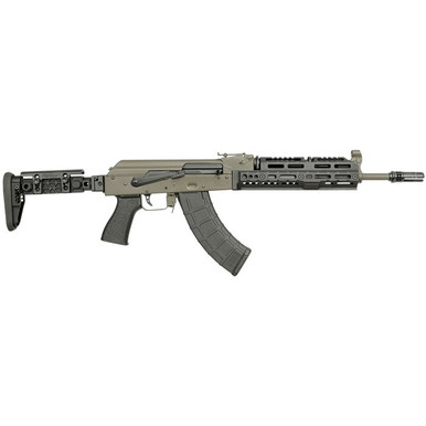 Midwest Industries MIAKALPHA100 Alpha  Drop-in Aluminum Black Hardcoat Anodized 5 Slot Picatinny Rail AK-Platform 10" Long Compatible w/M-LOK