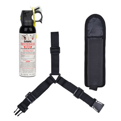 Sabre Frontiersman Max Bear and Lion Spray Combo Chest Holster 7.9 oz.