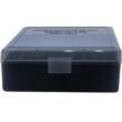 Berry's 75321 Ammo Box  38Special/357Mag Smoke/Black Polypropylene 100rd