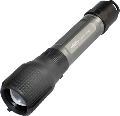 Police Security Flashlights Zephyr RS Rechargeable Flashlight 550 Lumens Black