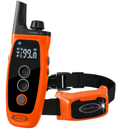 Boyt Harness 38107 MR 1000 Training Collar Dog Training Black/Orange w/ Remote