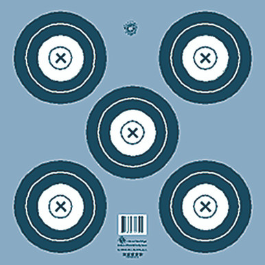 Maple Leaf Target Face NFAA Indoor 5-Spot 100 pk.