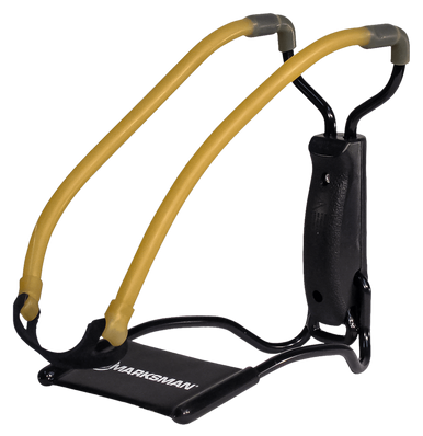 Marksman 3040 Marksman 3040 Folding Slingshot Yellow Classic Band Black Molded Handle