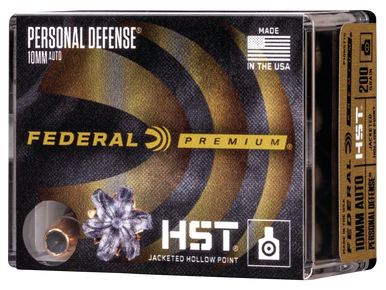 Federal Premium HST 10mm Hollow Point 200 Grain 20 Rounds