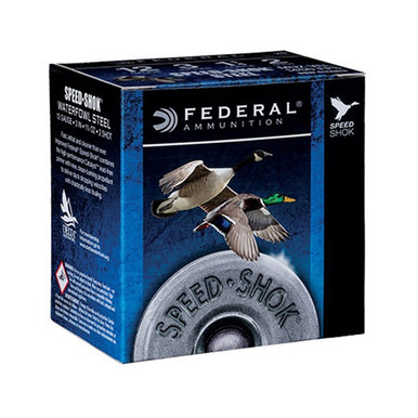Federal Speed-Shok Load 12 Gauge 3 in. 1 1/4 oz. 3 Shot 25 rd.