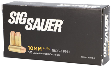 Sig Sauer E10MB150 Elite Ball  10mmAuto 180gr Full Metal Jacket 50 Rounds
