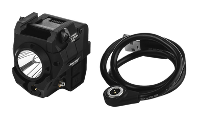 iProtec 6751 RM185LSG Rail-Mount Firearm Light with Green Laser  Black 185 Lumen White Light