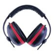 Radians Silencer Earmuff Black with Red Accent