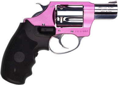 Charter Arms 53832 Undercover Lite Chic Lady Small 38 Special 5 Shot 2 High Polished Stainless Steel Barrel  Cylinder Pink Aluminum Frame wBlack Crimson Trace Laser Grip Exposed Hammer