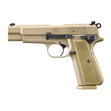 FN High Power 9mm Luger 4.7in 10 Rounds Flat Dark Earth PVD Finish