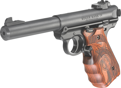 Ruger Mark IV Target, 22 LR, 21 LRin. Barrel, 10rd - Satin (40159)