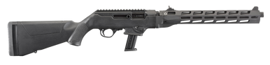 Ruger 19115 PC Carbine  9mm Luger 17+1 16.12" Threaded/Fluted Barrel, Type III Hard Coat Anodized Aluminum Receiver, M-LOK Accessory Slots, Optics Ready