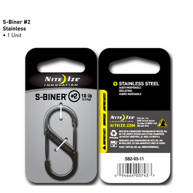 Dual Carabiner Stainless Steel - SB2-03-11
