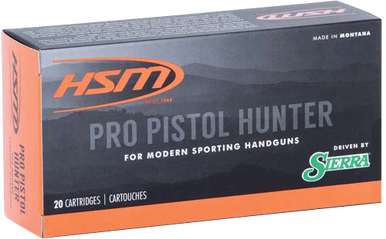 HSM Pro Pistol Hunter Ammunition 460 S&W Sierra JSP 300 gr. 20 rd.