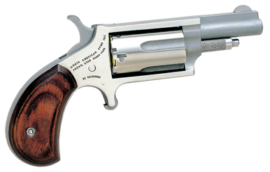 NAA 22M MiniRevolver 22 WMR StainlessRosewood 163 in 5 rd