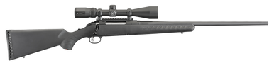 Ruger 16933 American  Full Size 30-06 Springfield 4+1 22" Matte Black Steel Barrel, Matte Black  Alloy Steel Receiver w/Picatinny Rail, Black Fixed Synthetic Stock, Vortex Crossfire II 3-9x40mm