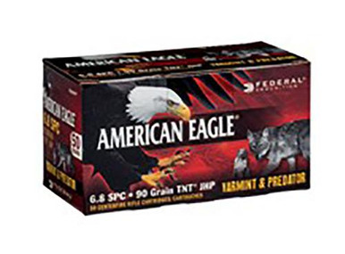 Federal AE6890VP 6.8mm Remington SPC Jacketed Hollow Point 90 Grain 50 Rounds