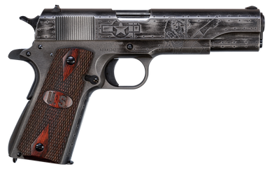 Auto Ordance 1911 Victory Girls, 45ACP, 5in. Barrel, 7rd - Gray (1911BKOWC1)