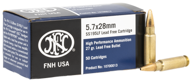 FN High Performance 5.7x28mm Lead Free Hollow Point 27 Grain 50 Rounds