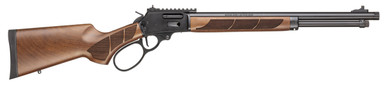 Smith & Wesson 13810 1854  357 Mag 10+1 19.25" Black Armornite Threaded Barrel, Black Armornite Picatinny Rail Stainless Steel Receiver, Fixed w/Textured Grip Panels Walnut Stock