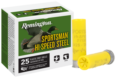 Remington Ammunition 20009 Sportsman Hi-Speed Steel 20Gauge 2.75" 3/4oz 7Shot 25 Per Box/10 Case