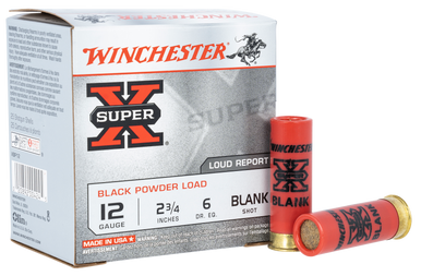 Winchester Ammo XBP12W Super X Blank 12Gauge 2.75" 25 Per Bx/10 Case