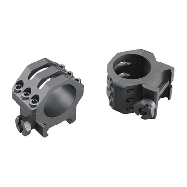 Weaver Mounts 99695 Six-Hole Picatinny Rings  Matte Black 30mm Extra High