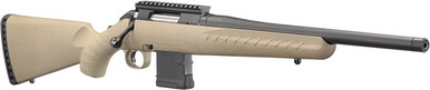 Ruger 26968 American Ranch  Full Size 300 Blackout 10+1 16.12" Matte Black Threaded Barrel, Steel Receiver w/Picatinny Rail, Flat Dark Earth Fixed Synthetic Stock, Right Hand