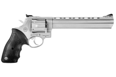 Taurus 44 Revolver  Stainless Steel  44 Mag  83 Barrel  6rd  Rubber Grip  Ported Barrel