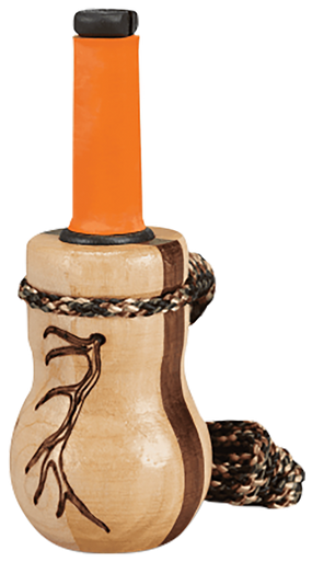 Wayne Carlton's Calls HSWCC70167 Lil' Heifer Cow Call Calf/Cow Sounds Walnut/Maple Wood Barrel