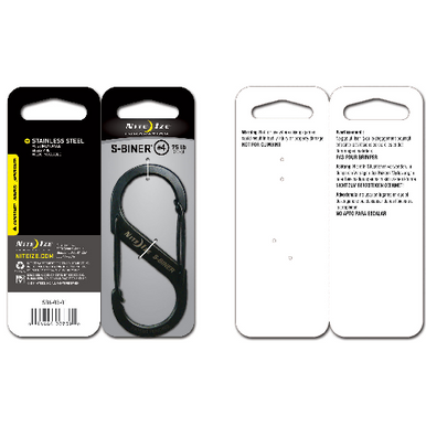 Dual Carabiner Stainless Steel - SB4-03-01