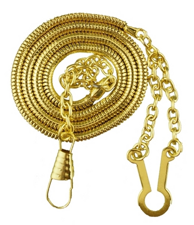 Whistle Chain w/ Button Hook - 4020G
