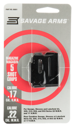 Savage 93 Series Magnum Magazine .22 WMR .17 HMR 5 Round Steel Magazine