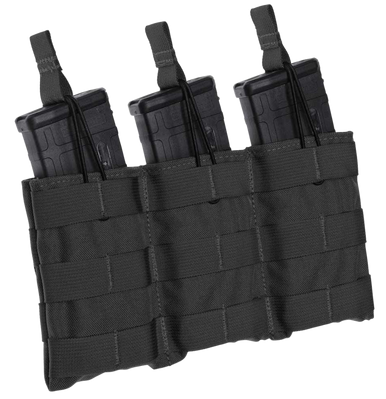 Tacshield T3608BK Speed Load Triple Pistol Triple Black 1000D Nylon
