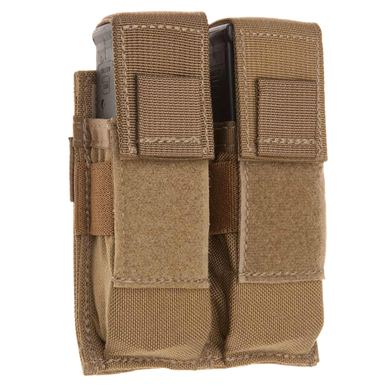 Tacshield T3602CY Universal Double Pistol Double Coyote 1000D Nylon MOLLE
