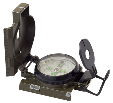 Humvee Adventure Gear HMVCOMPASSOD Military Compass OD Green