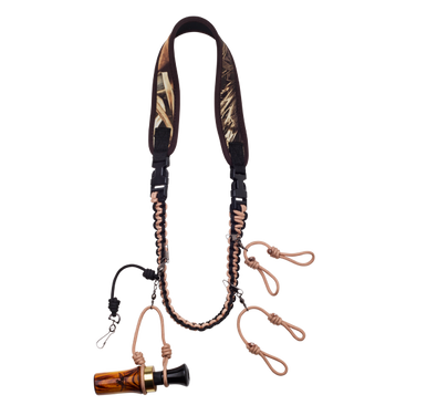 Duck Commander DNBQL3 Cut Em Lanyard  Camo Neoprene Around Neck