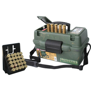 MTM Case-Gard SH1001209 Shotgun Hunter Case  12 Gauge Wild Camo Polypropylene 100rd