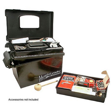 Mtm Muzzleloader Dry Box W/tray  Black