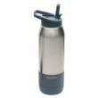 RapidPure 01600124 Purifier + Insulated Steel Bottle Compatible With Most 2.5" Water Bottles, Stainless Steel, 3.5" x 3.5" x 11.1", Includes Ultralight Straw